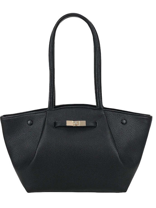 Gallantry Grained Tote Bag Women Turn Lock Long...