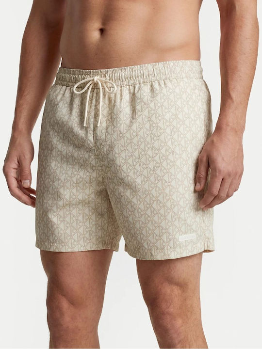 Calvin Klein Men's Swimwear Shorts Beige