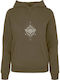 Women's Sweatshirt With Hood Olive