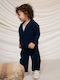 Kids Set with Pants Summer 2 Pieces Navy Blue