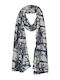 Ble Resort Collection Damen Seidenschal Blau