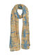 Ble Resort Collection Γυναικείο Φουλάρι Τιρκουάζ