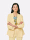 Forel Forel Damen Blazer mit Pailletten Gelb
