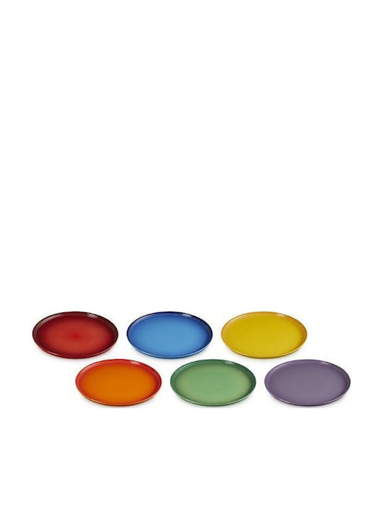 Le Creuset Πιάτο Ρηχό Πολύχρωμο 27cm 6τμχ