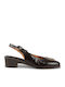 Leather Heels Black