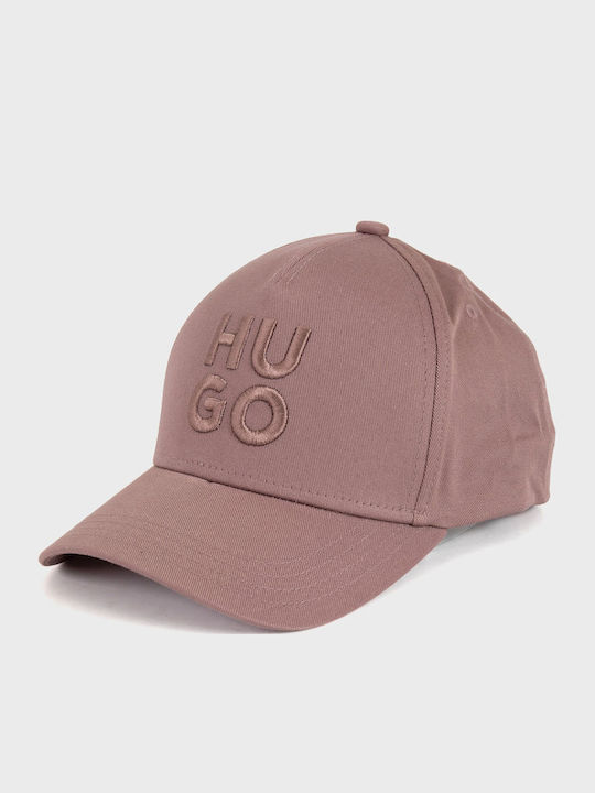 Hugo Cotton-twill Cap Embroidered Stacked Logo ...