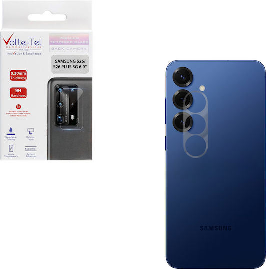 Volte-tel Tempered Glass Samsung S26 5g/s26 Plus 5g 6.3" 9h 0.25mm 3d Curved Camera Transparent