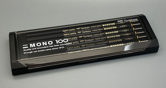 Tombow Wooden Pencils Mono 100 Highest Quality 12pcs 4901991000092 Nibs 2h