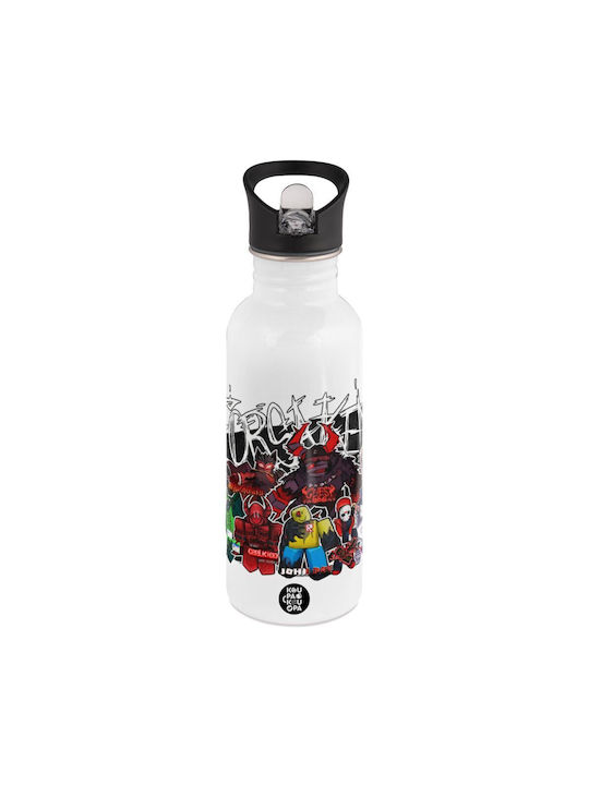 Koupakoupa Roblox Forsaken Water Bottle Stainless Steel 592ml White