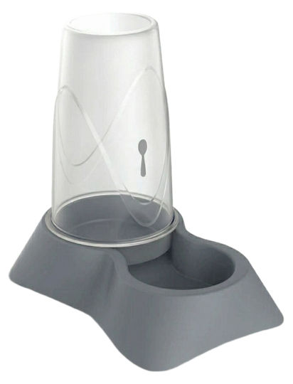 Madpet Automatic Food & Water Bowl for Dog & Cat 650ml in Gray Color