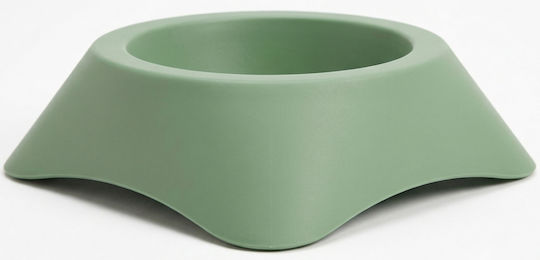 Madpet Plastic Food & Water Bowl for Dog & Cat 1lt in Green Color