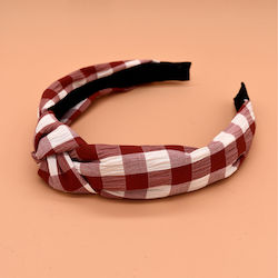Plaid Red Headband