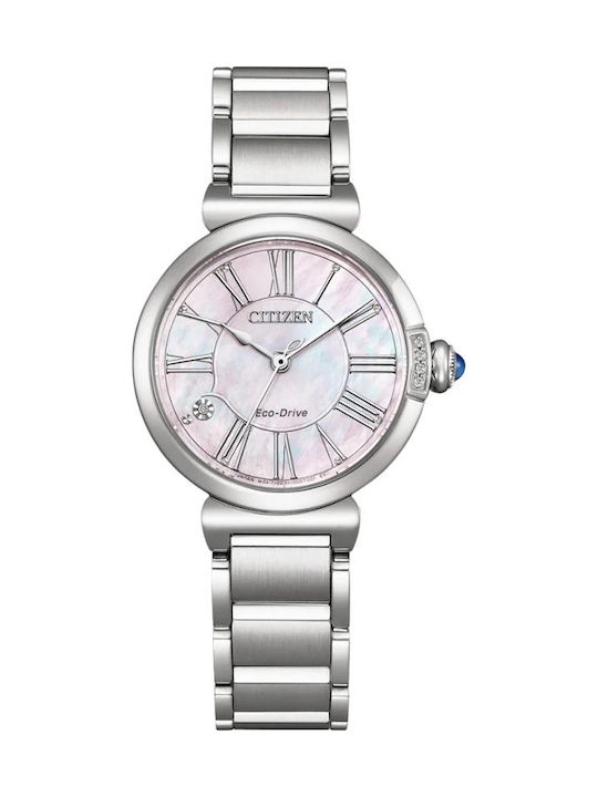 Citizen Elegance Eco-drive Дамски Кварцов Часовник със Сребрист Ацетилен Механизъм