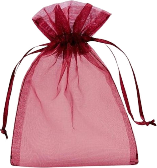 Small Fabric Pouch For Gift Red 7x9cm 100 Pieces