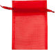 Medium Fabric Transparent Gift Pouch 9x12cm 100 Pieces