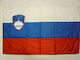 Флаг на Словения Полиестер 75x50см