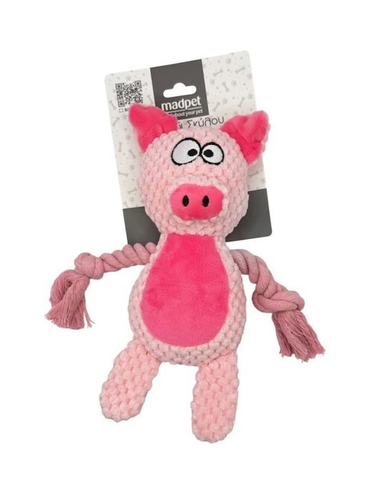 Madpet Cuddly Dog Toy 24cm Pink Madpet Cuddly Dog Toy 24cm Pink