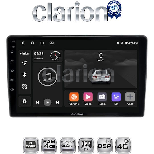 Clarion Автомобилна Аудио Система за Nissan Primera 2002 2008 Bluetooth USB Вграден Wi-Fi GPS Apple CarPlay Android Auto