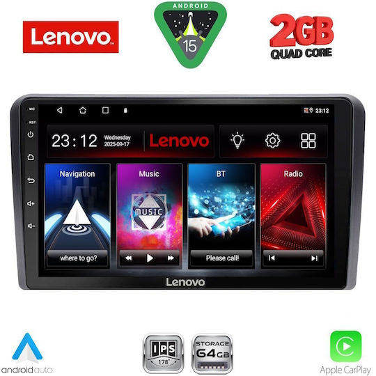 Lenovo Автомобилна Аудио Система За Nissan Primera 2001-2008 Bluetooth USB Вграден Wi-Fi GPS Apple CarPlay Android Auto С Touch Screen 9"