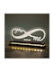 World of Wood Decorative Table Lamp Infinity You & Me LED Warm White Love 10x22cm