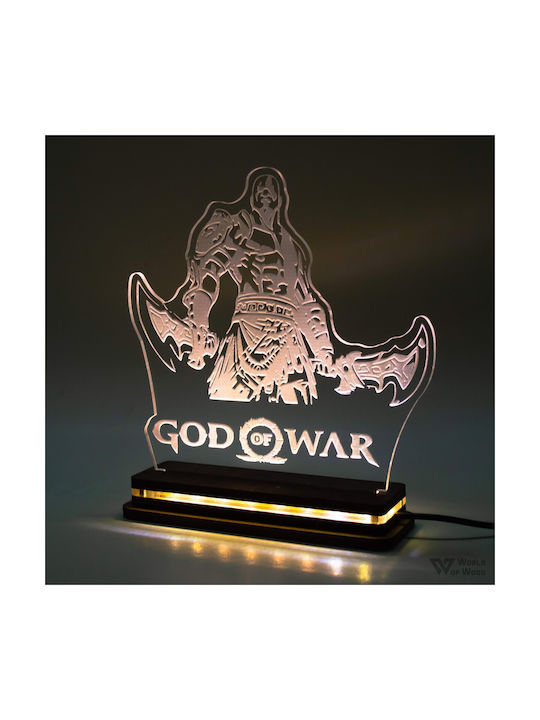 World of Wood Decorative Table Lamp God Of War ...