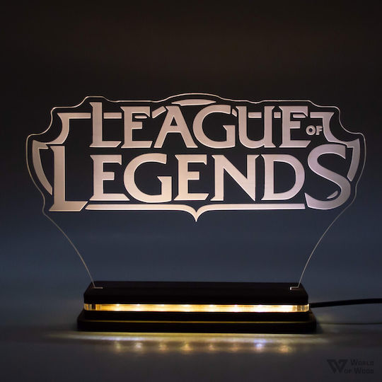 World of Wood Dekorative Tischlampe League Of Legends LED