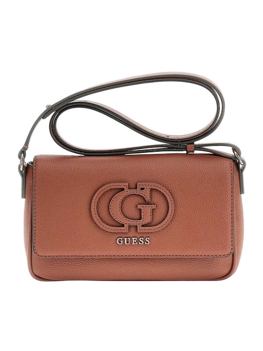 Guess Convertible Xbody Women's Shoulder Bag Brown