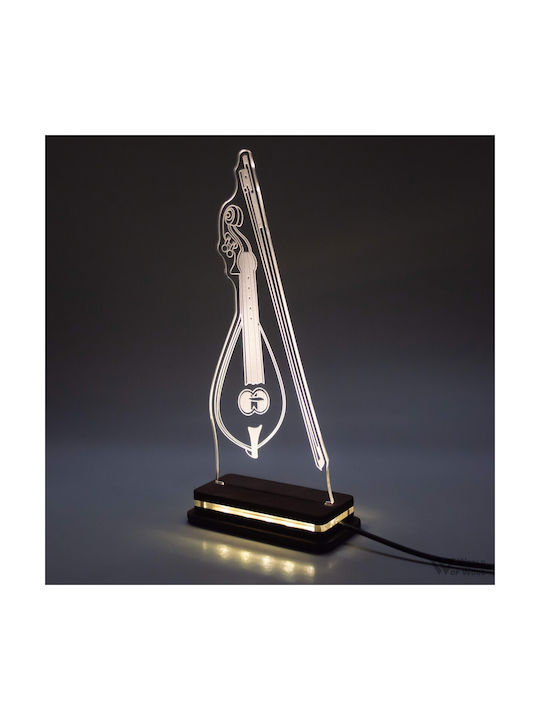 World of Wood Decorative Table Lamp Cretan Lyra LED 27x10cm