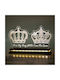 World of Wood Decorative Table Lamp King And Queen LED Warm White Love 12x23cm
