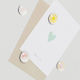 Decorative Magnets Set 4 Pieces Z-l Rainbow 11246 Φ2.5x0.8