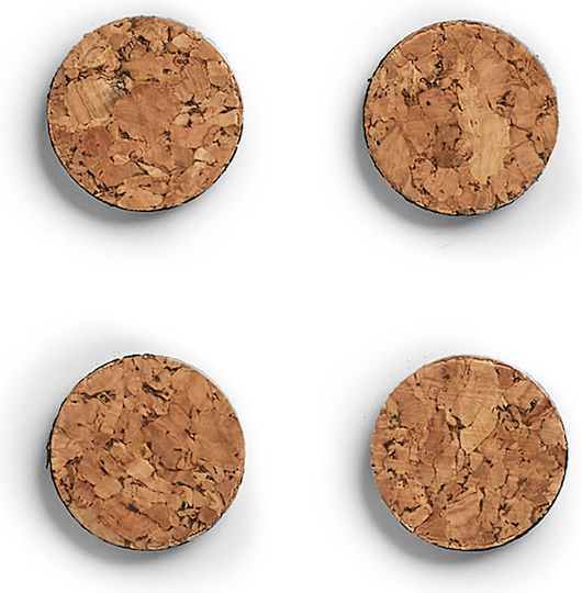 Μαγνητάκια Σετ 4τμχ Z-l Cork 11218 Φ2.8x0.3
