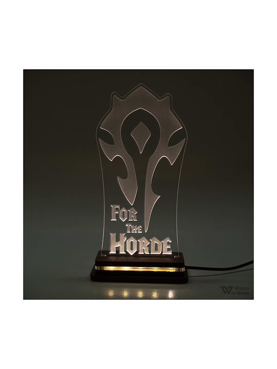 World of Wood Διακοσμητικό Φωτιστικό World Of Warcraft Horde LED 21x11εκ.