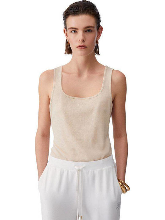 Women's Sleeveless Blouse Champagne