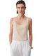 Women's Sleeveless Blouse Champagne