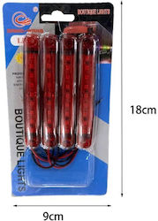 Φώτα Όγκου 9 Led 4τμχ 30v Boutique Lights Truck Lamp Tf160450