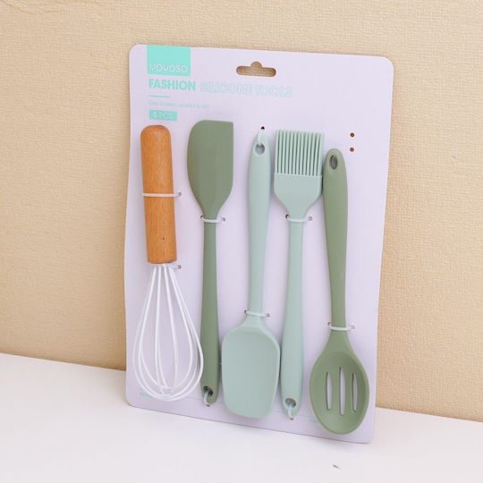 Cooking Utensil Set Made of Silicone 5 Pieces