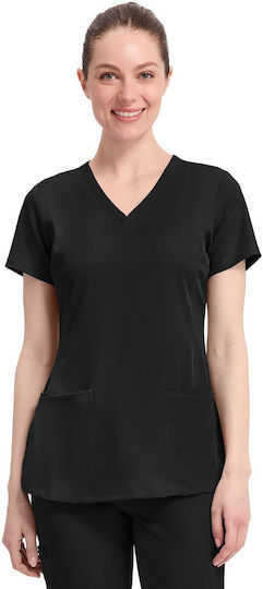Healing Hands Monica Female Medical Blouse Black