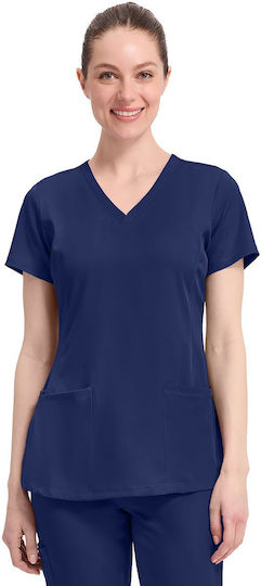 Healing Hands Monica Γυναικεία Ιατρική Μπλούζα Navy Μπλε