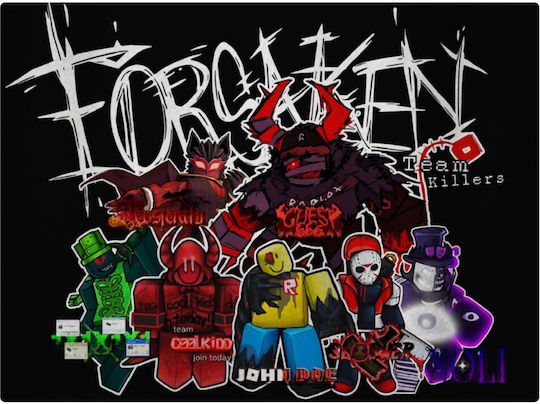 Koupakoupa Roblox Forsaken Schneidebretter Glas 38x28cm KP_33483