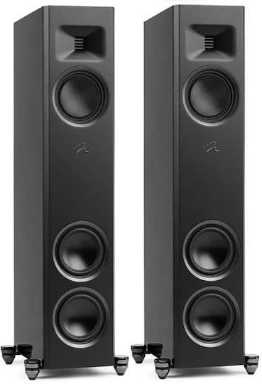 Martin Logan Motion F10 Paar Passive Hi-Fi-Lautsprecher Boden 250W 3 Wege P28.6xB7.6xH97.1cm Hochglanz Schwarz