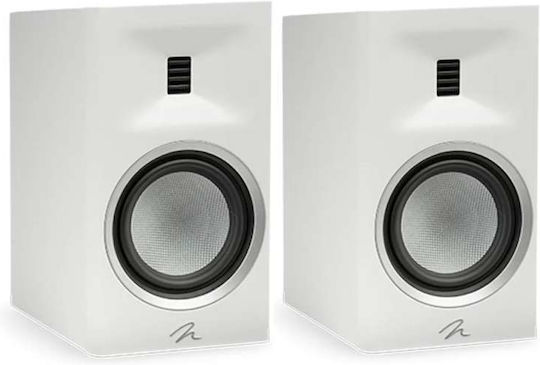 Martin Logan Motion B10 Paar Passive Hi-Fi-Lautsprecher Bibliothek 200W 2 Wege P17.8xB24.8xH31.8cm Satin Weiß
