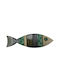 Kreuzhängendes Blaues Fisch Dekorative Figur
