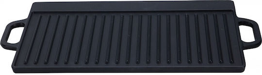 Koopman Backblech Beidseitig mit Gusseisen Glatte & Grillfläche 50cm x 23cm x 1,4cm