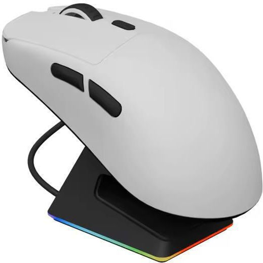 Darmoshark X5 Ασύρματο Gaming Ποντίκι 26000 DPI Λευκό