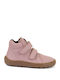 Leder Kinderstiefel mit Reissverschluss Rosa