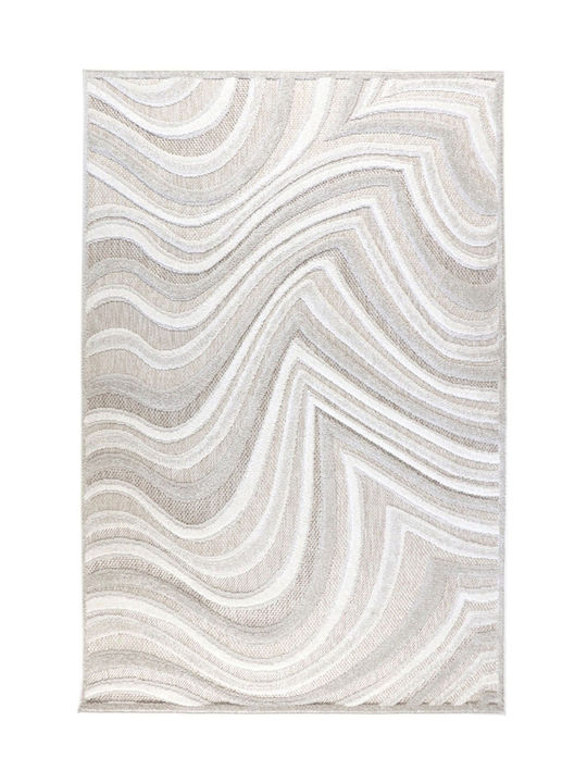 Eurofil Rectangular Summer Wicker Rug Cream 133x190cm