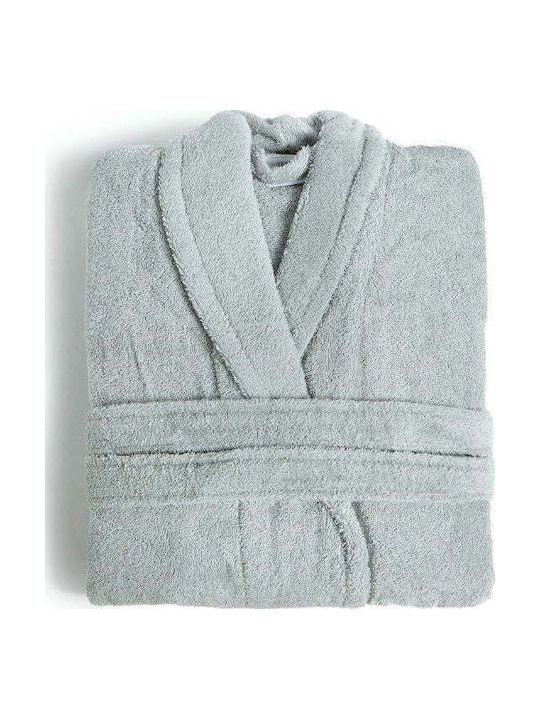 Fieldcrest Ultra Soft Μπουρνούζι με Γιακά σε Γκ...