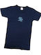 Fridel Petit Kids Underwear Short-sleeved Undershirt Race Event Blue