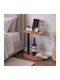 Relaxdays Beistelltisch Aus Bambus Oval Braun M40xP22xH82cm