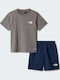 Kids Set with Shorts Summer 2 Pieces Gray